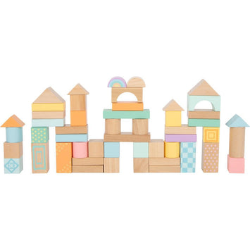 Bloques de construcción de madera pastel - El Árbol y Yo