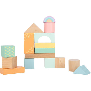Bloques de construcción de madera pastel - El Árbol y Yo