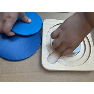 puzzle tondo azul