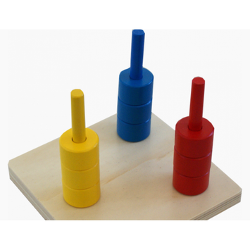 Juego de varillas Montessori