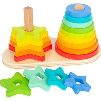Arcoiris encajable y apilable