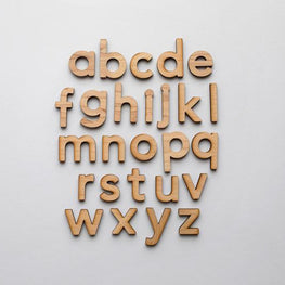 Alfabeto en madera de arce - El Árbol y Yo