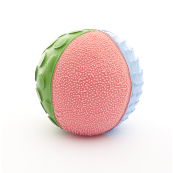 pelota de caucho