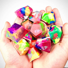 Lápices de colores reciclados Rainbow Rocks - El Árbol y Yo