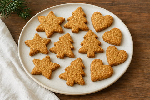 Receta de Galletas de Navidad Fácil y Sin azúcar