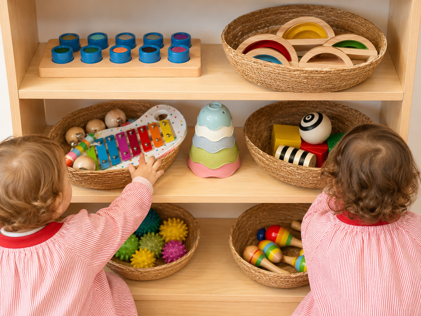 ¿Qué materiales dejar durante la adaptación en la escuela infantil?