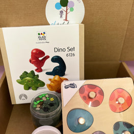 Pack Exploradores Dinosaurios. + 12 meses.