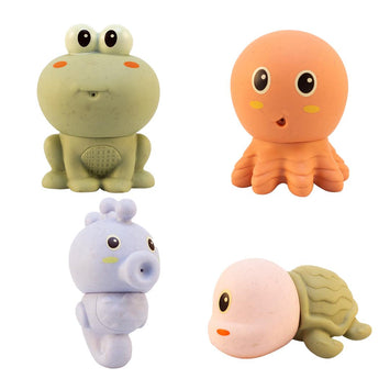 4 animales de baño desmontables