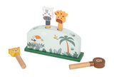 Animales Safari Saltarines de Madera | Juego de Motricidad +12 meses