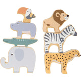 Pack Animales aventura en Safari. Juguetes de madera. + 12 meses. Small Foot.