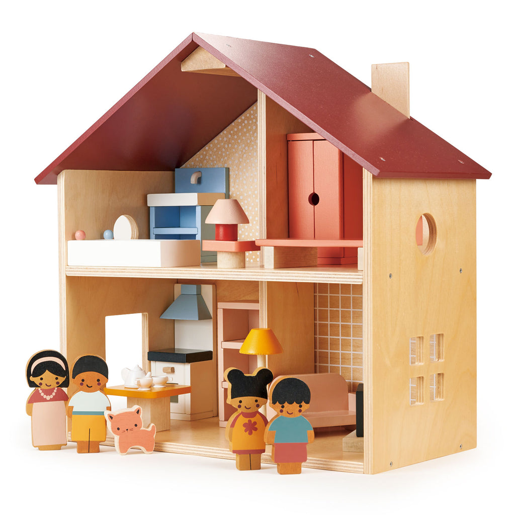 Casa de muñecas de madera – El Árbol y Yo