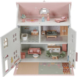 Casa de muñecas de madera blanca FSC- Little Dutch