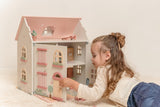 Casa de muñecas de madera blanca FSC- Little Dutch