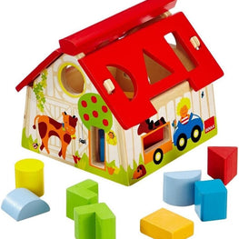 Casita de Madera con Encajables Goula JUMBO | +12 meses
