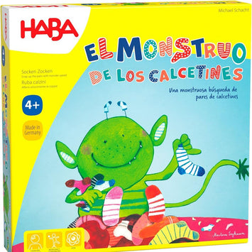 El Monstruo de los Calcetines Juego de memoria y rapidez +4 años