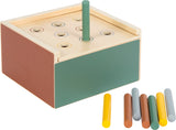 Juguete Montessori de encaje de madera – 3 formas de jugar | +12 meses