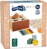 Juguete Montessori de encaje de madera – 3 formas de jugar | +12 meses