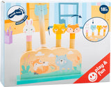 Juego de madera de encajar saltando animales pastel- Small Foot