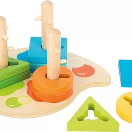 Juego de motricidad Formas y Colores de madera -Small Foot