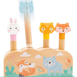 Juego de madera de encajar saltando animales pastel- Small Foot