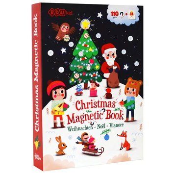 Libro magnético navideño