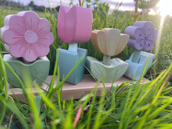 Apilable de Flores Little Dutch – Primer Juguete Sensorial de Primavera (+12m)