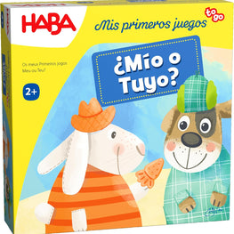 ¿Mio o tuyo? Mis primeros juegos TO GO. Juego de clasificación. +2 años