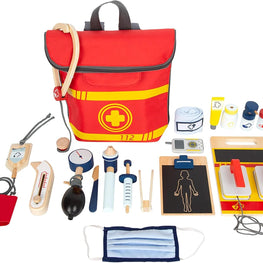 Mochila de Médico de Juguete con Accesorios | Juego Simbólico +3 años