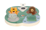 Puzle de Animales Safari 3D de madera con Sonido| Small Foot. +12 meses
