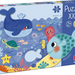 Puzle XXL Océano de Madera Goula JUMBO | Puzle Infantil + 2 años
