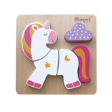 puzzle encajable unicornio