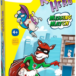 Rhino Hero Missing Match Missing Match | HABA | Juego de memoria y observación +4 | Atención y agilidad mental