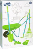 Set de jardinería infantil con carretilla Small Foot. +3 años