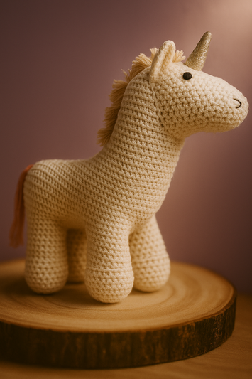 unicornio de punto suave