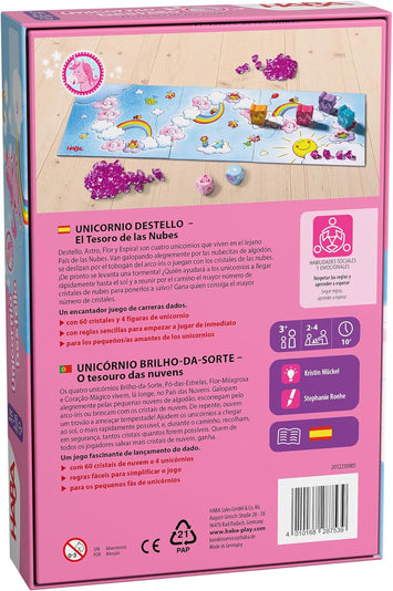 Juego Unicornio Destello. El tesoro de las nubes. +3 años