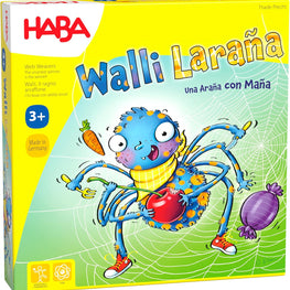 Walli la Araña | HABA | Juego +3 | Coordinación, colores y atención