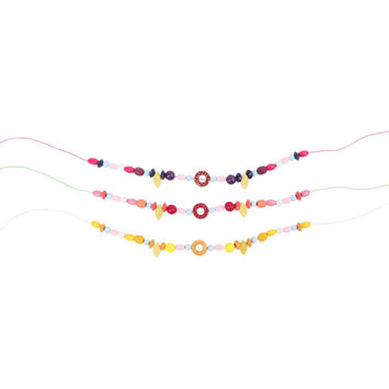 Perlas para enhebrar de madera