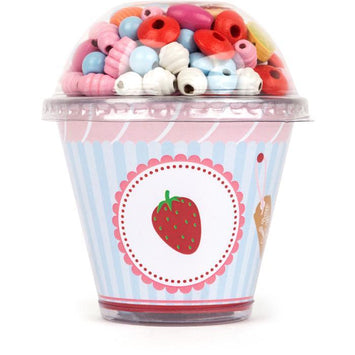 Perlas para enhebrar de madera