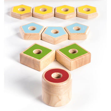 Juego formas con rosca - El Árbol y Yo