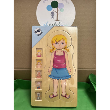 Pack puzzle niña + set tostadora + cacerolas + cupcake
