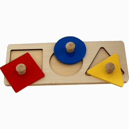 Puzle figuras geométricas Montessori - El Árbol y Yo