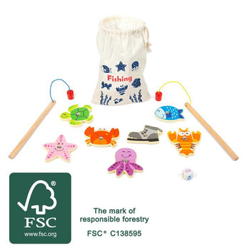 Juego de pesca de viaje